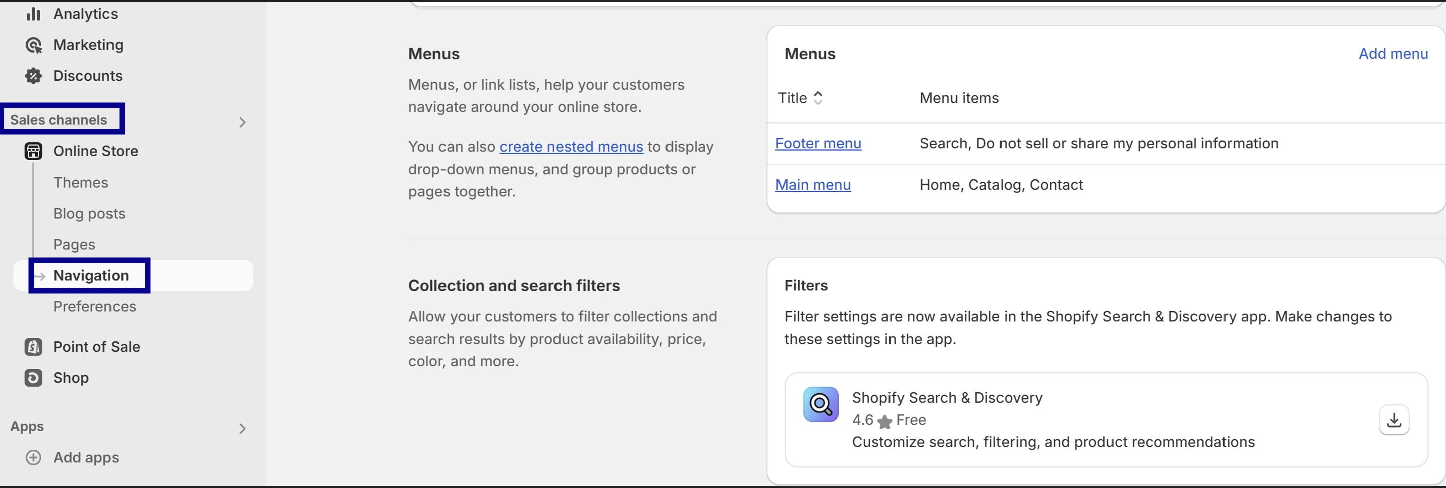 Add Drop-Down Menu From Main Menu on Desktop 1